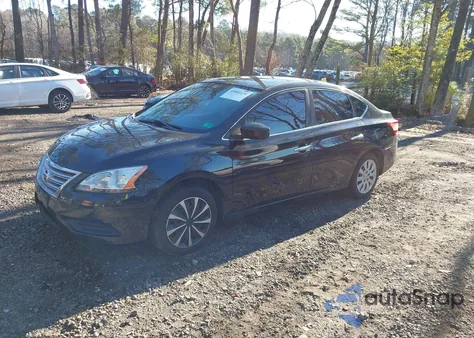 2013 Nissan Sentra S z USA, uszkodzony, nr VIN 3N1AB7AP4DL780390